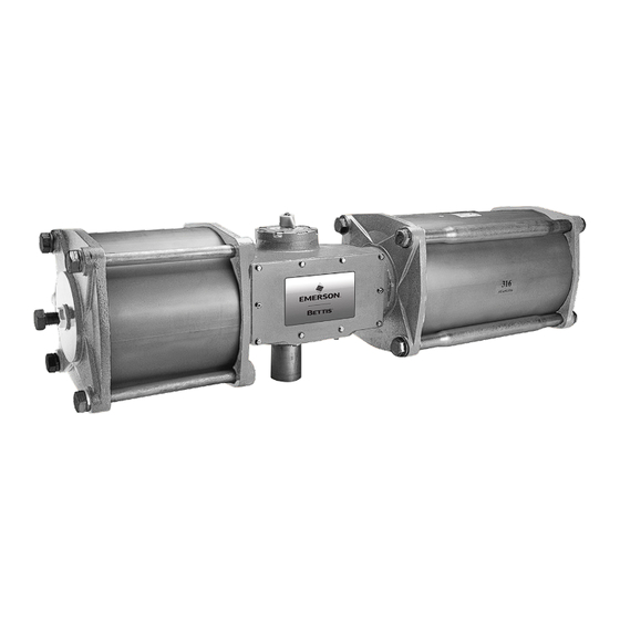 Emerson Bettis M Series Steel Actuator Manuals
