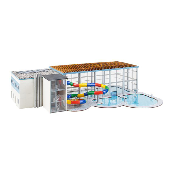 Faller INDOOR SWIMMING-POOL WITH SLIDE Instructions Manual