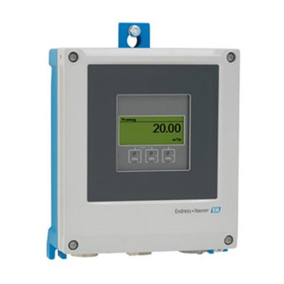 Endress+Hauser Proline 500 digital HART Brief Operating Instructions