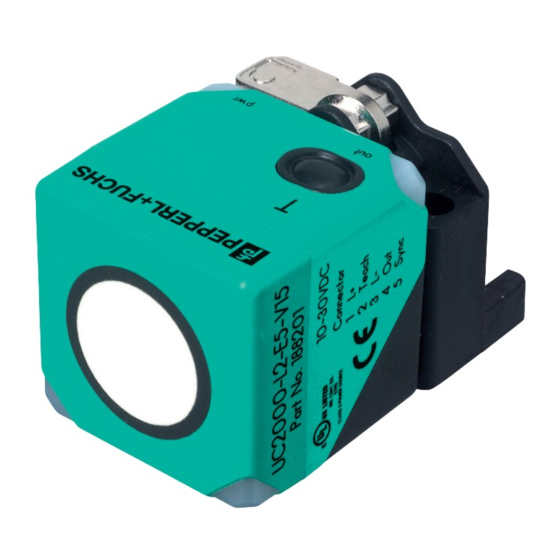 Pepperl+Fuchs UC2000-L2-E4-V15 Manual
