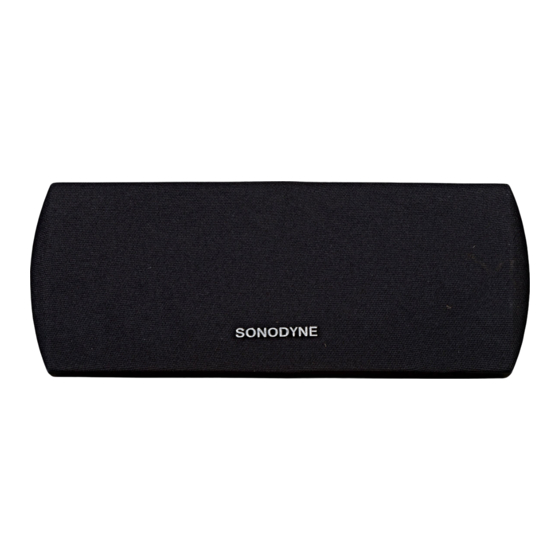 Sonodyne MICRO 3002 Owner's Manual