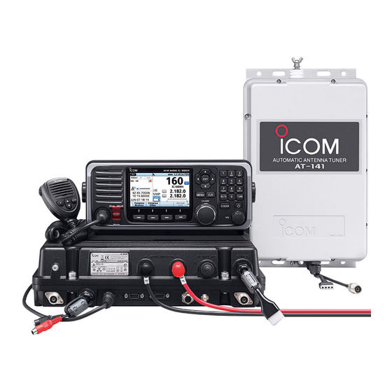 Icom IC-M804 Instruction Manual