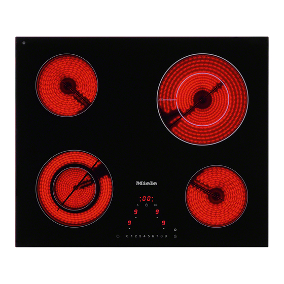Miele KM 6200 Installation Instructions Manual