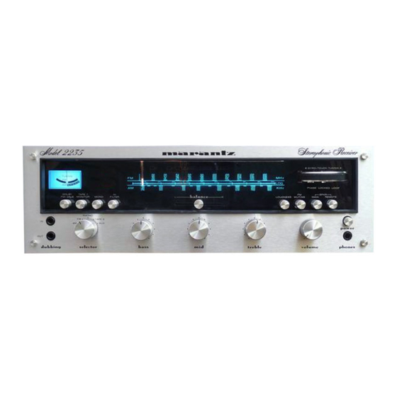 Marantz 2235 Service Manual