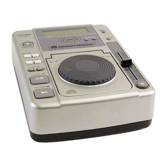 Omnitronic CDT-300 User Manual