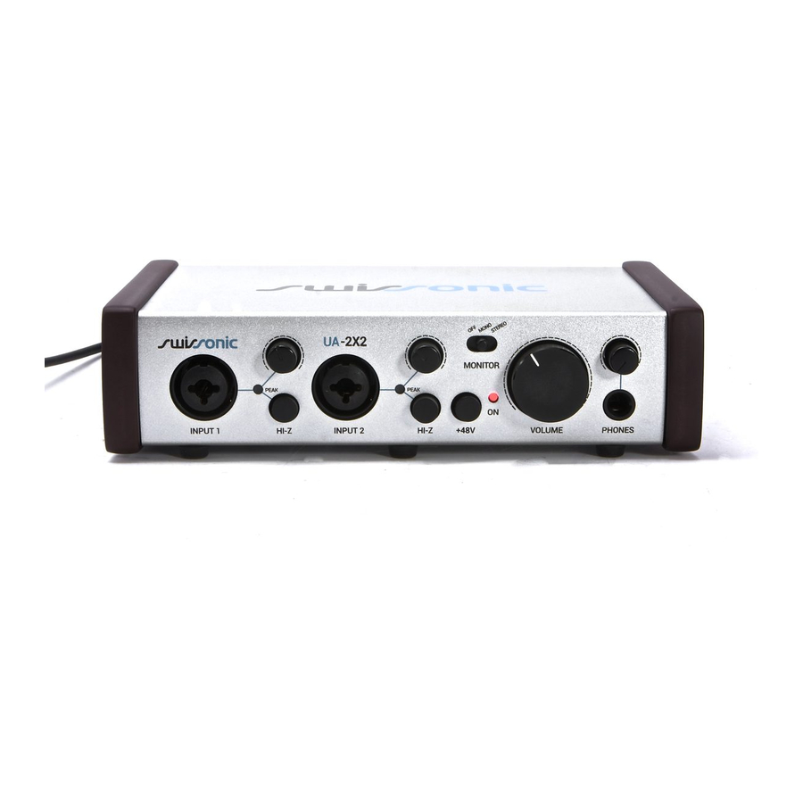 swissonic UA-2X2 User Manual