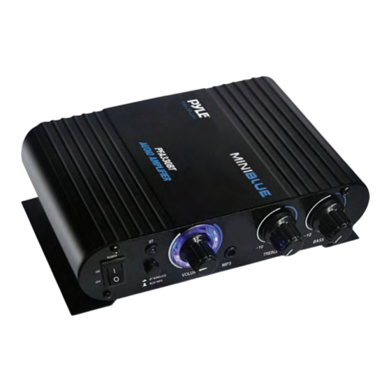 Pyle Mini Blue PFA330BT User Manual