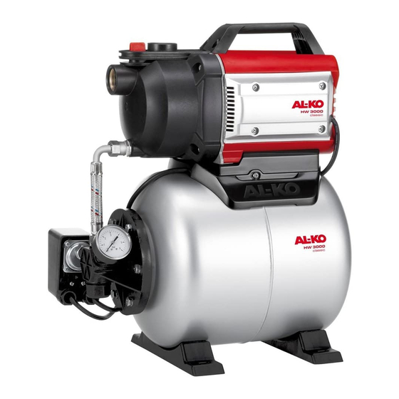 AL-KO HW 3000 Instructions For Use Manual