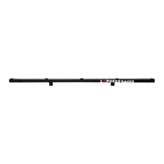 Exposed Racks 8-00-9605 Installation Manual