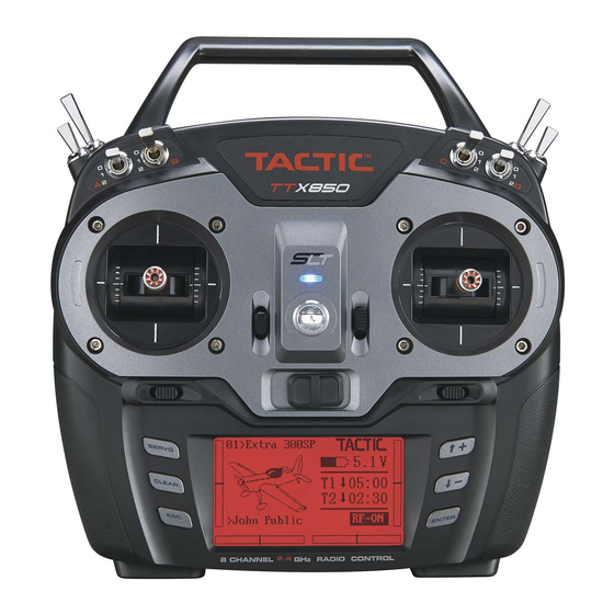 Tactic TTX850 Quick Start Manual