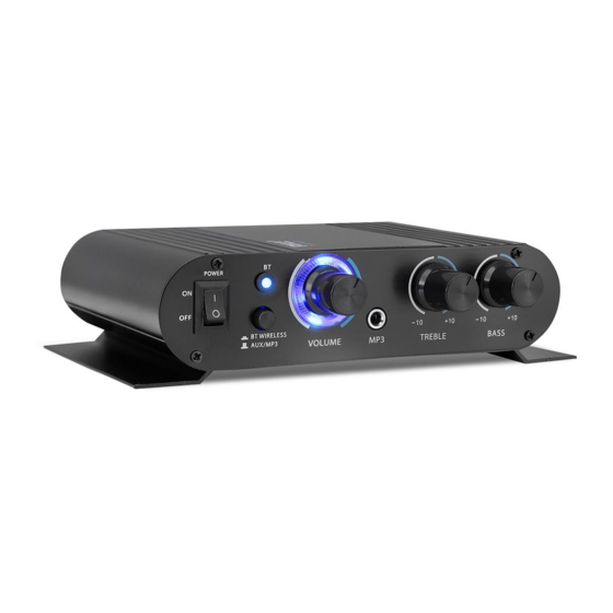 Pyle Mini Blue PFA330BT User Manual