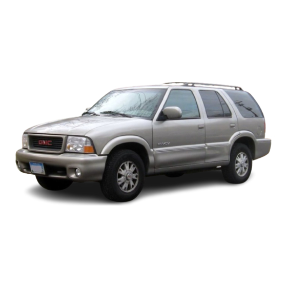GMC 1999 Jimmy Owner's Manual