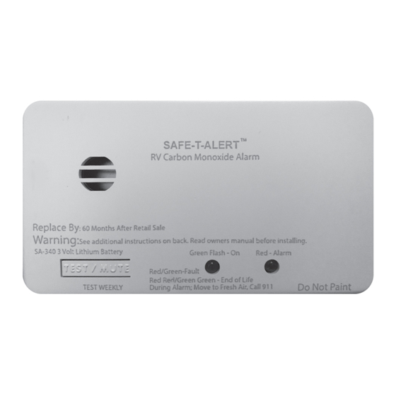 SAFE-T-ALERT SA-340 User Manual