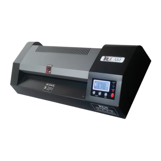 Lamination Depot TruLam TL-320E Operation Manual