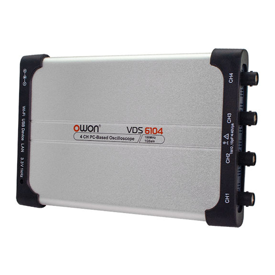 Owon 4-CH VDS6000 Series User Manual