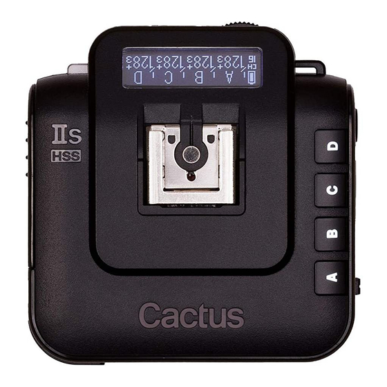 Cactus V6 IIs User Manual