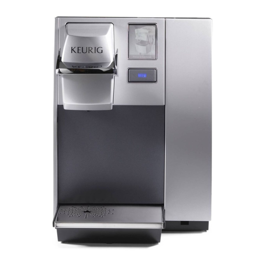 Keurig OfficePRO Premier B155 - Brewing System Coffee Maker Manual