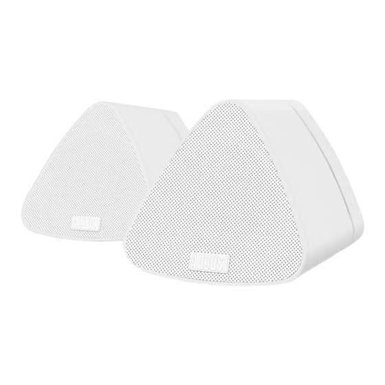 August MS515 Lot de 2 Enceintes stéréo sans Fil Bluetooth - Noir