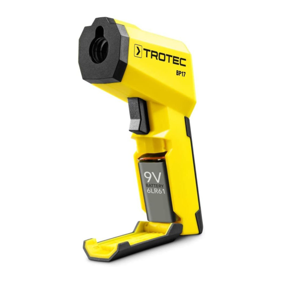 Trotec BP17 Operating Manual