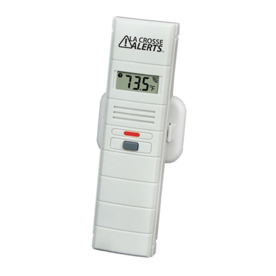 La Crosse Technology Alerts TX60U-IT Quick Start Manual
