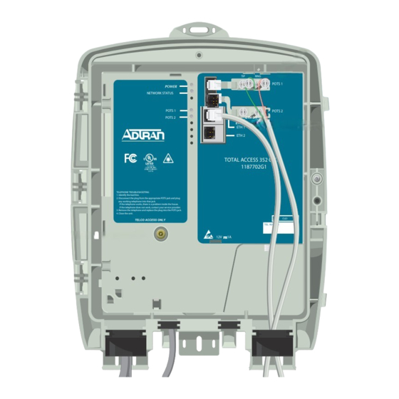ADTRAN Total Access 351 Series Quick Start Manual
