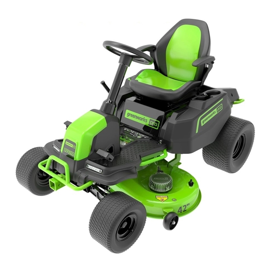 GreenWorks Pro RLV42M60 Operator's Manual