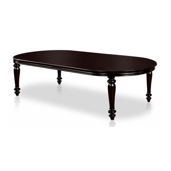 Furniture of America CM3970T Assembly Instructions Manual
