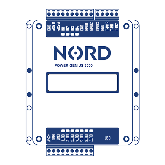nord Power Genius 3000 Installation Manual