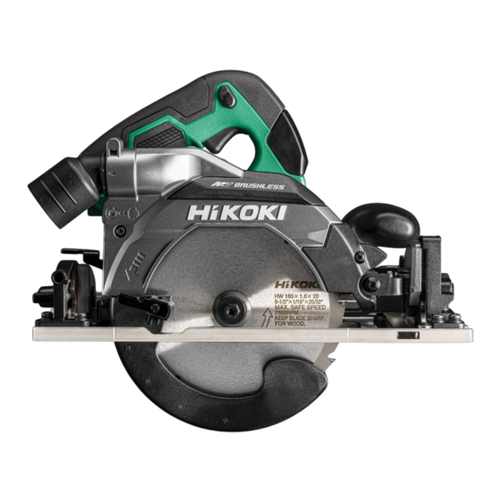 HIKOKI C 3606DUM Handling Instructions Manual