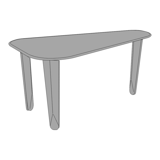 ZEITRAUM KUYU DESK Assembly Instructions