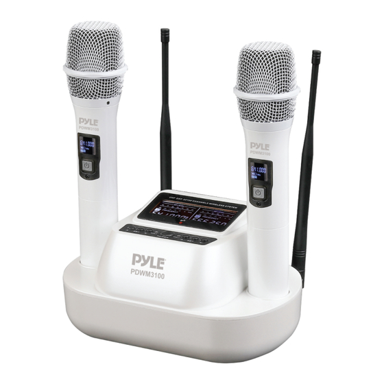 Pyle PDWM3100 User Manual