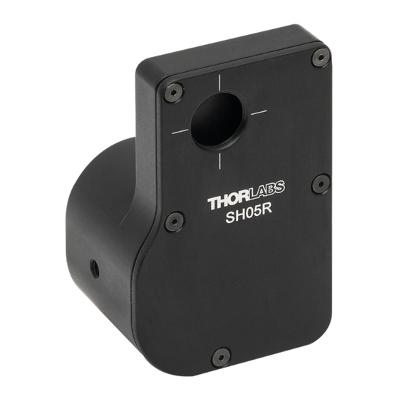 THORLABS SH05R User Manual