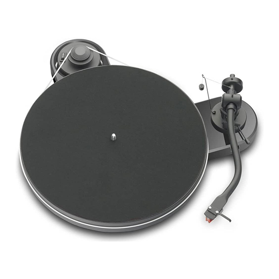 Pro-Ject Audio Systems RPM 1.3 Genie Instructions For Use Manual
