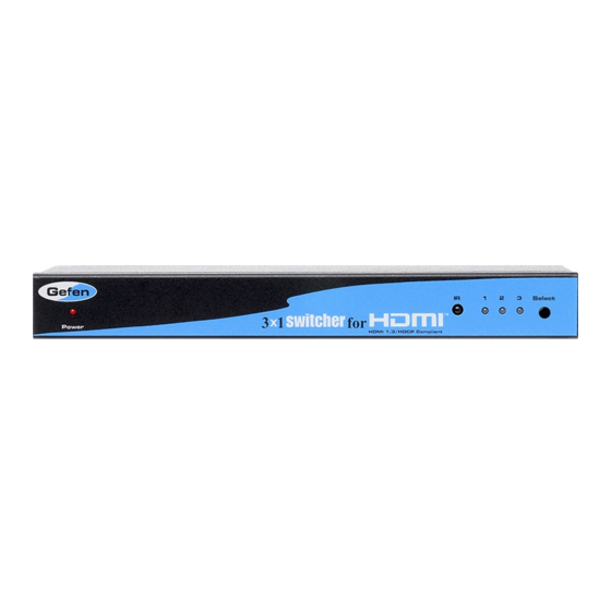 Gefen EXT-HDMI1.3-341 User Manual