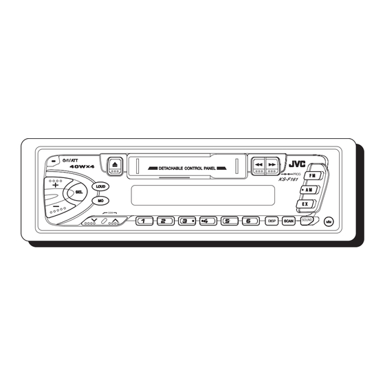 JVC KS-F161 Instructions Manual