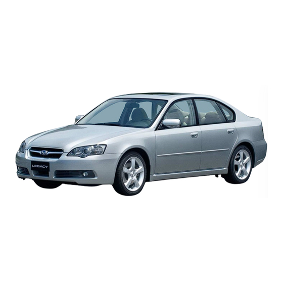 Subaru LEGACY 2004 Service Manual