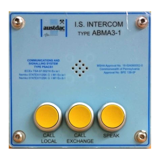 Austdac ABMA3-1 User Manual