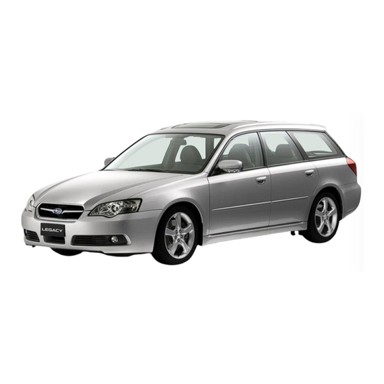 Subaru LEGACY 2004 Service Manual