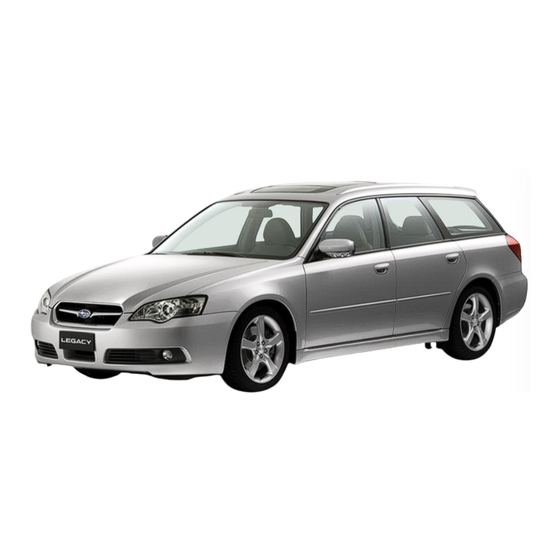 Subaru LEGACY 2004 Quick Reference Index