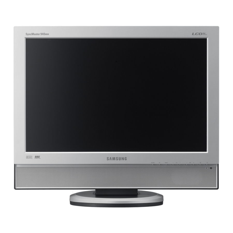 Samsung SyncMaster 940MW User Manual
