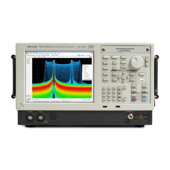 Tektronix RSA5100B Series Declassification And Security Instructions