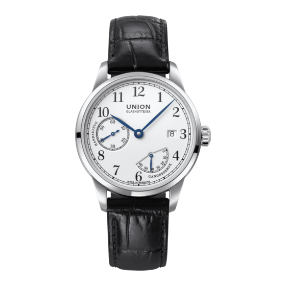 UNION GLASHÜTTE/SA UNG-56.01 User Manual