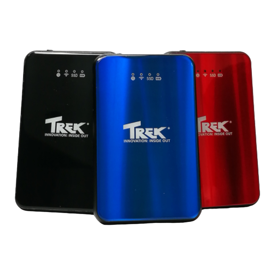 Trek Portable Wireless iSSD Manuals