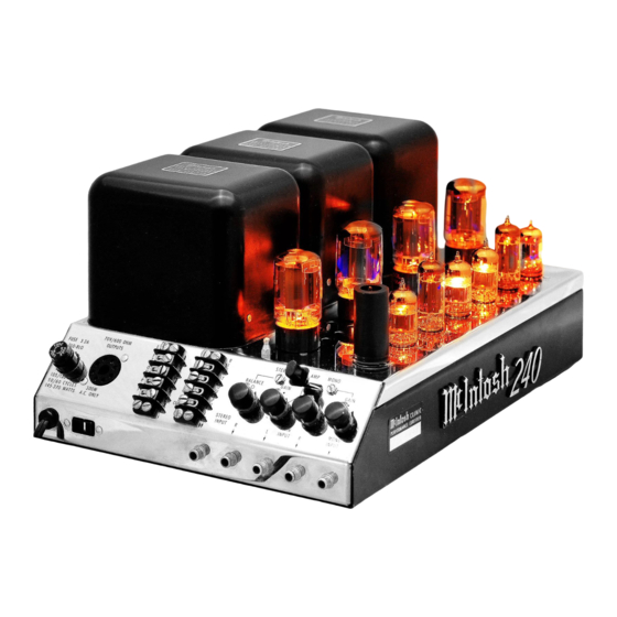 McIntosh MC240 Owner's Manual