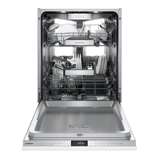 Gaggenau 400 Series Installation Instructions Manual