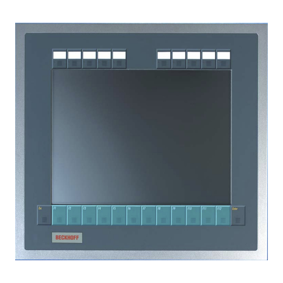 Beckhoff CP67 Series Installation And Operating Instructions Manual