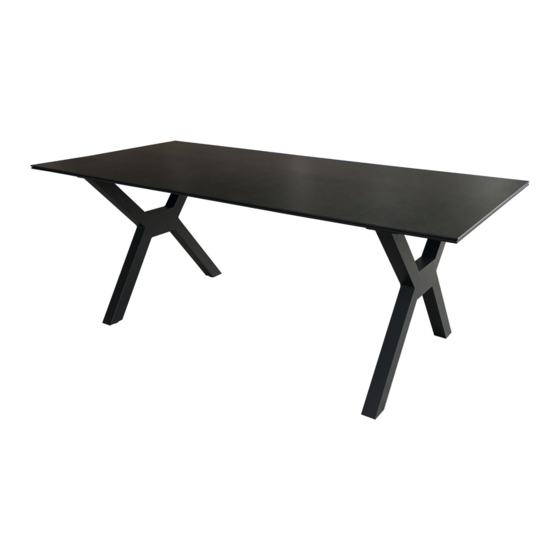 bene living Granada 180 x 90 cm dark grey Assembly Instructions