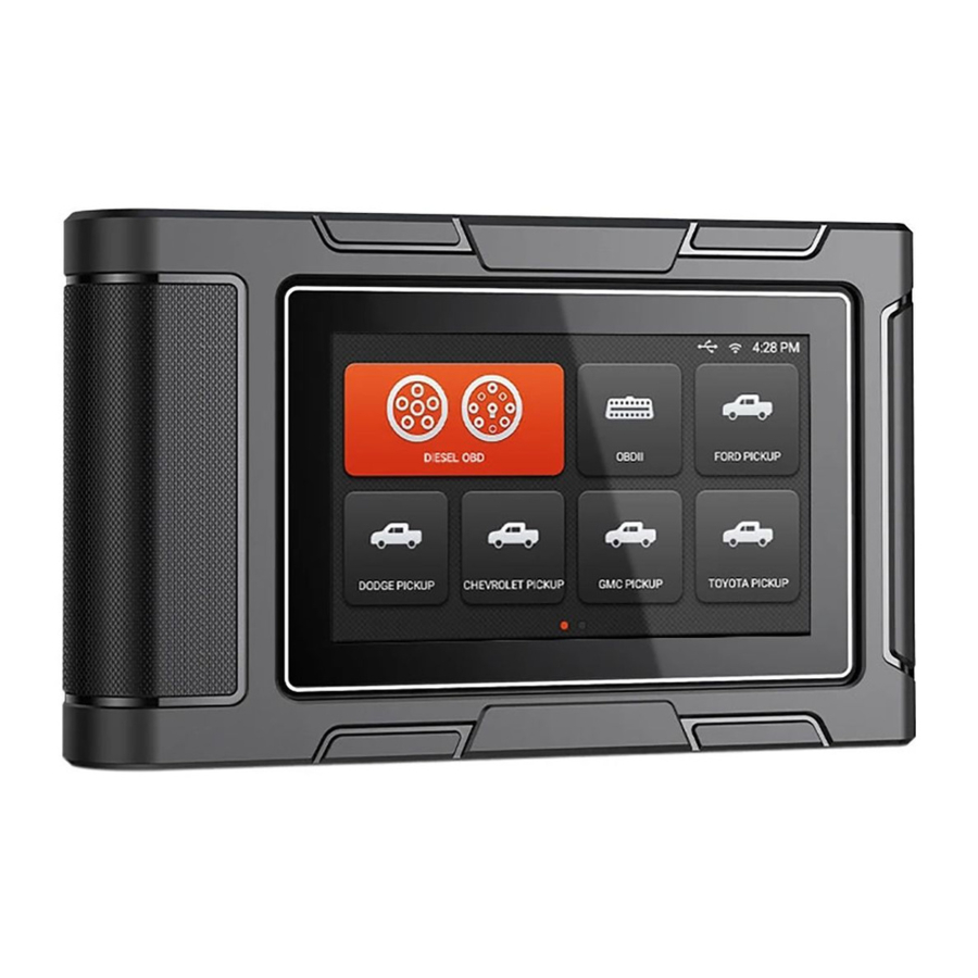 Ancel HD3500, HD Series - HEAVY DUTY TRUCK SCANNER Manual