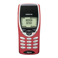 Nokia 8260 - Cell Phone - AMPS User Manual
