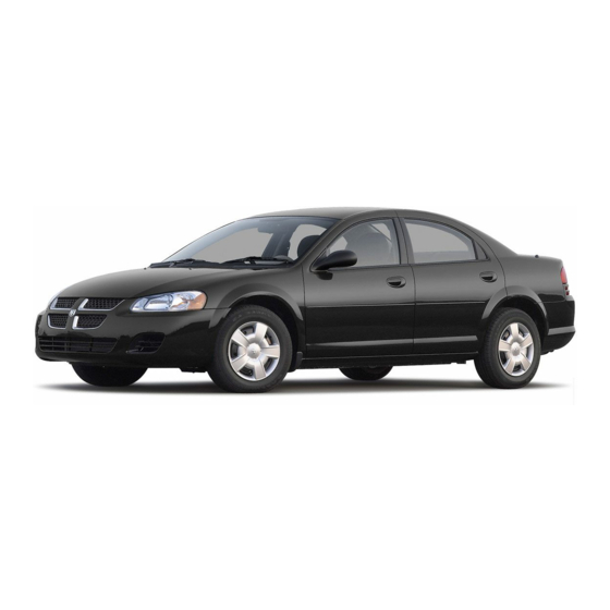 Chrysler Stratus 2004 Service Manual